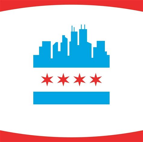 chicago logo design|chicago flag logo.